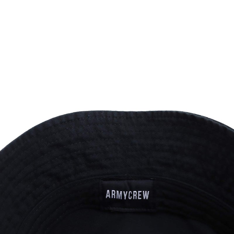 Armycrew Oversized Big Size Men's Cotton Bucket Hat - Black - XL-2XL - Image 5
